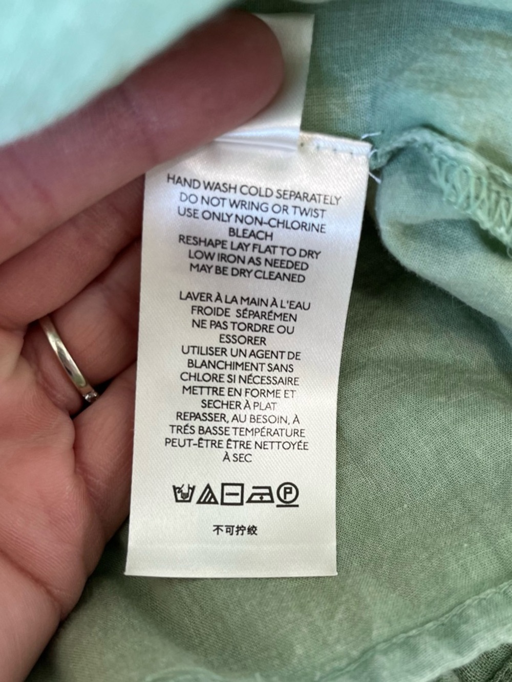 Free People Easy To Love Light Sage Smocked Mini Dress - Picture 6 of 12